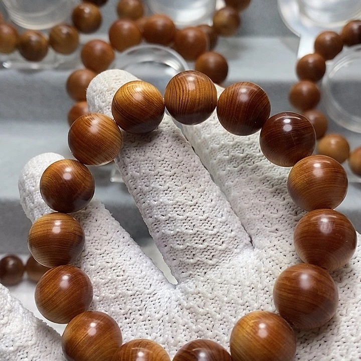 柏木手串/手链行*白膏1.5瑕疵