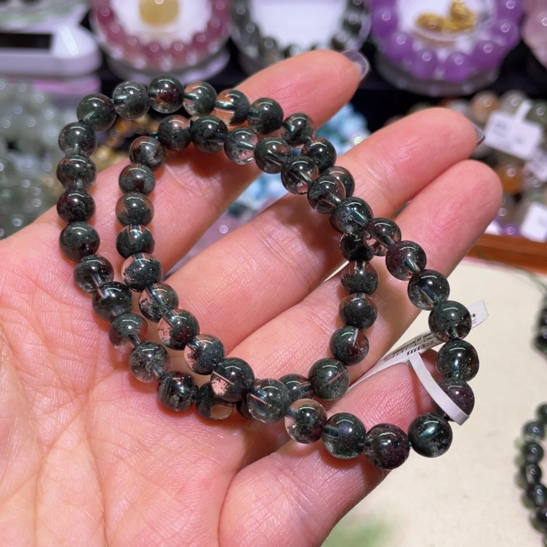 水晶手链未镶嵌真****字