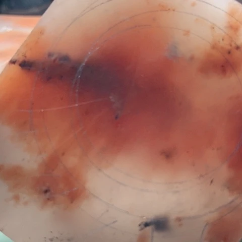 定制石英质玉聚****命冰红手镯定制