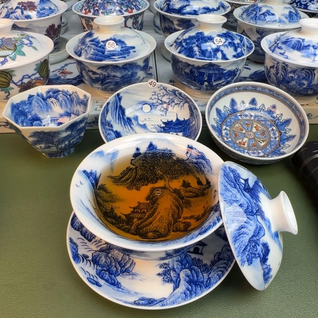 纯手工纯手绘茶具64
