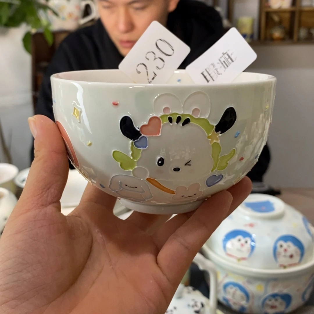 *****瓷片景德镇釉下彩手绘
