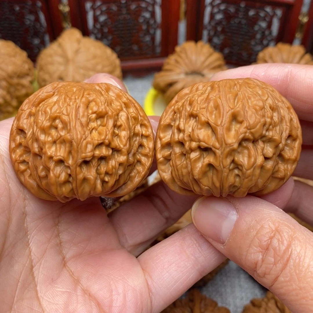 文玩核桃把件左*全品磨盘40+尺