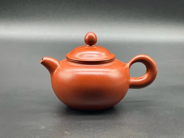 原创设计莲子壶，民间绝技朱红砂，丁氏大红袍、苹果肌，朱红制全手工