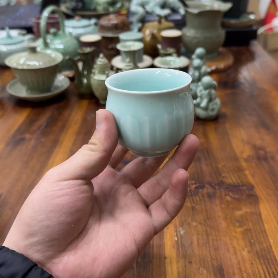 小仲龙泉青瓷微瑕6806