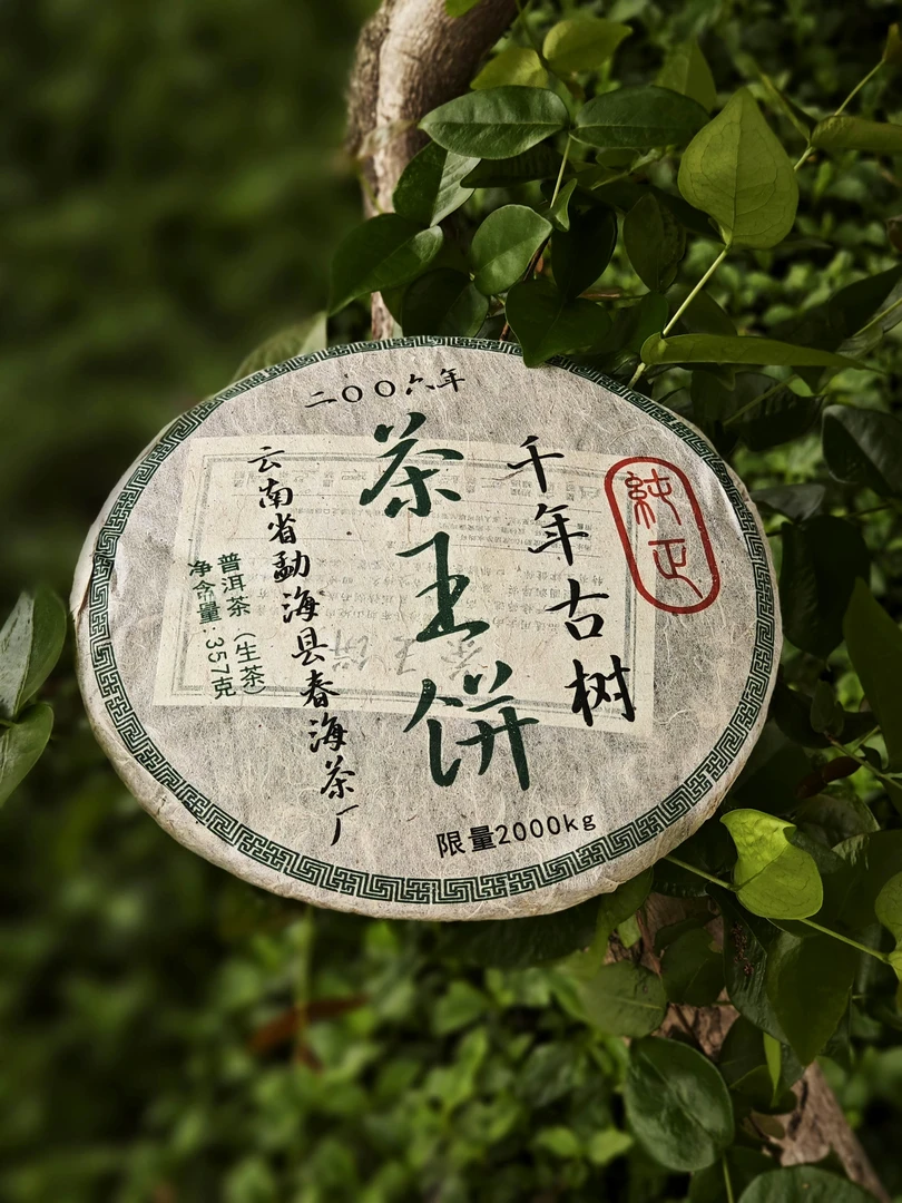 【晓宇专属】2006年  ch 茶王饼 普洱茶 生茶 357g