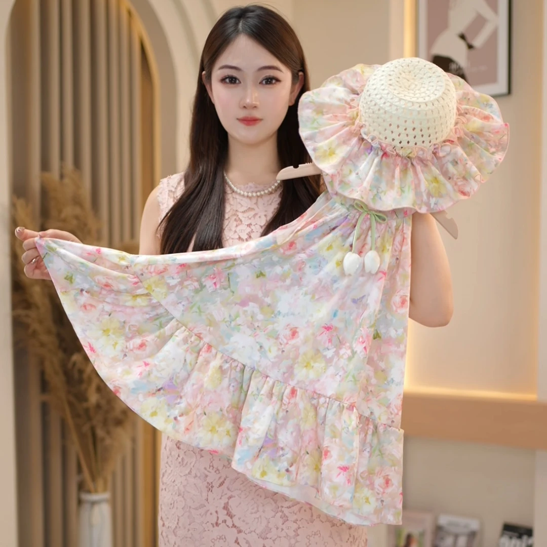 【佳琪妈】2025年夏季新款凉爽郁金香花园系列裙子-7056#