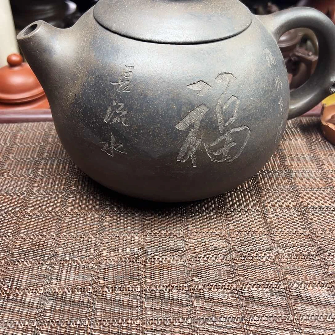 紫砂茶壶宜兴原矿紫砂壶1800毫升容量