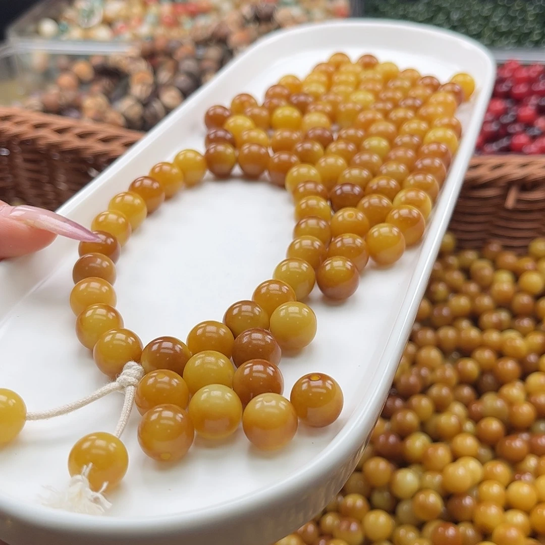 白玉菩提吊坠q12mm/50+5颗