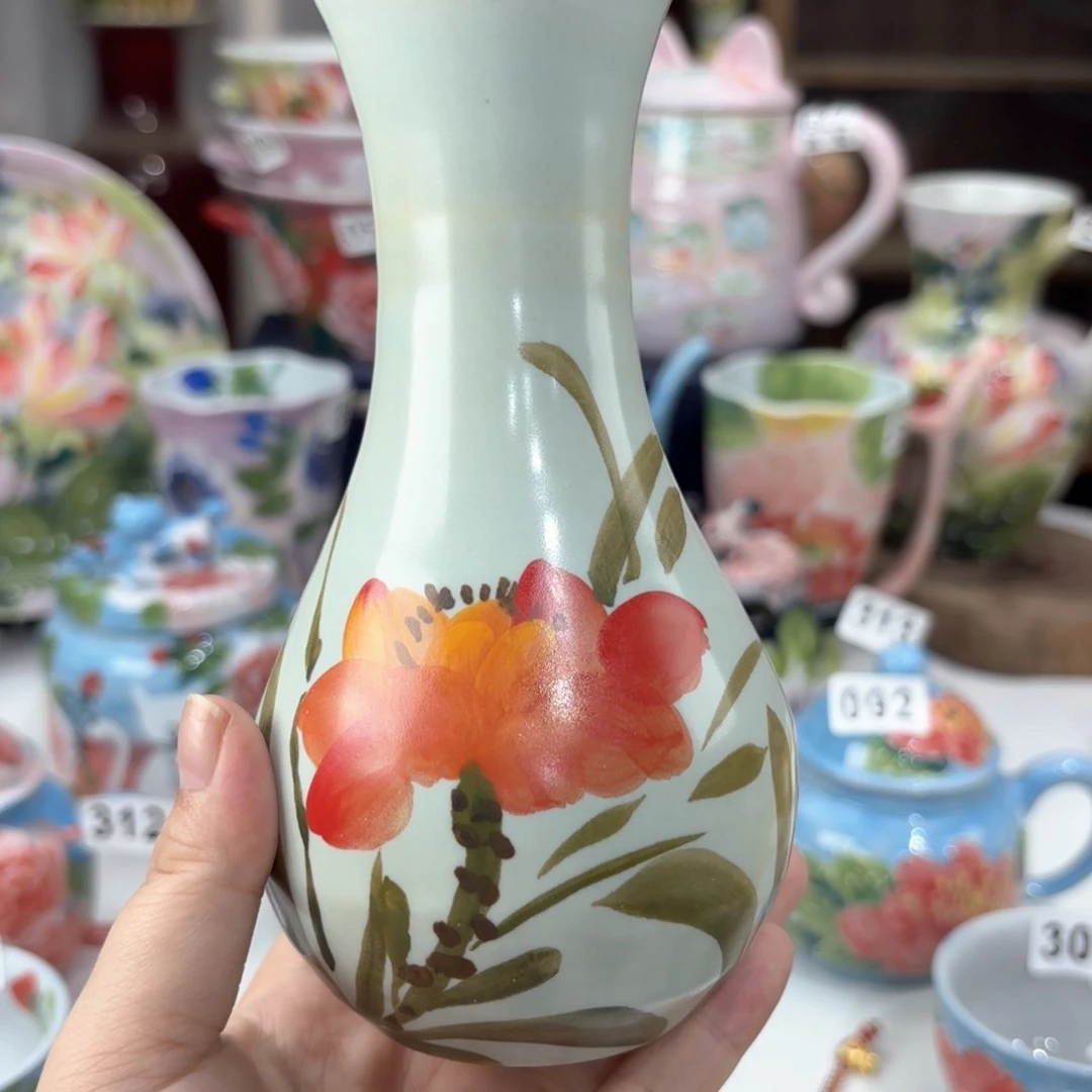 景德镇手绘高温釉下彩陶瓷茶具