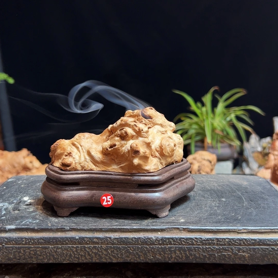 东***诃荔枝木熏香成品香炉