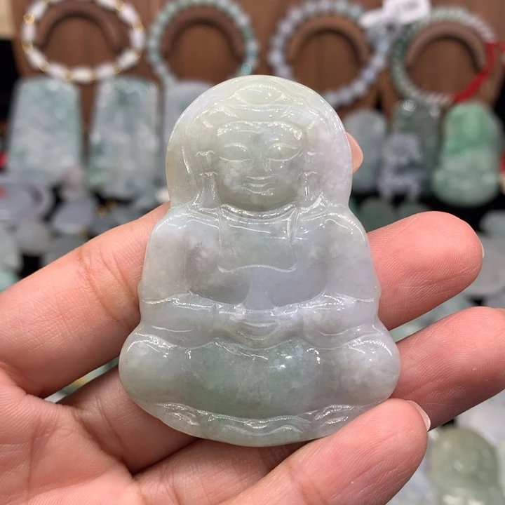 翡翠未镶嵌颈饰11