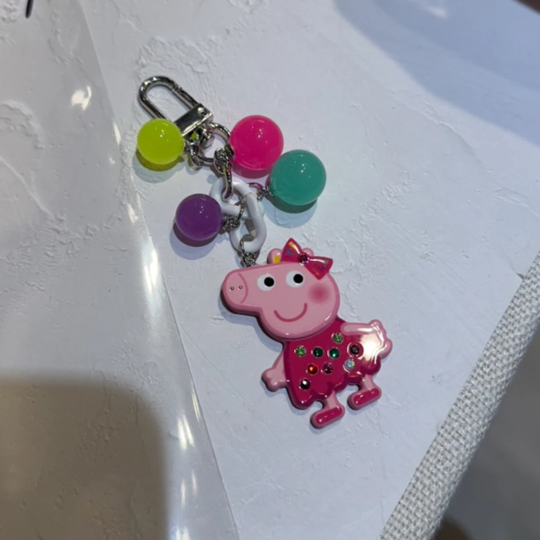 宁宁家泡菜国小猪佩奇手机链