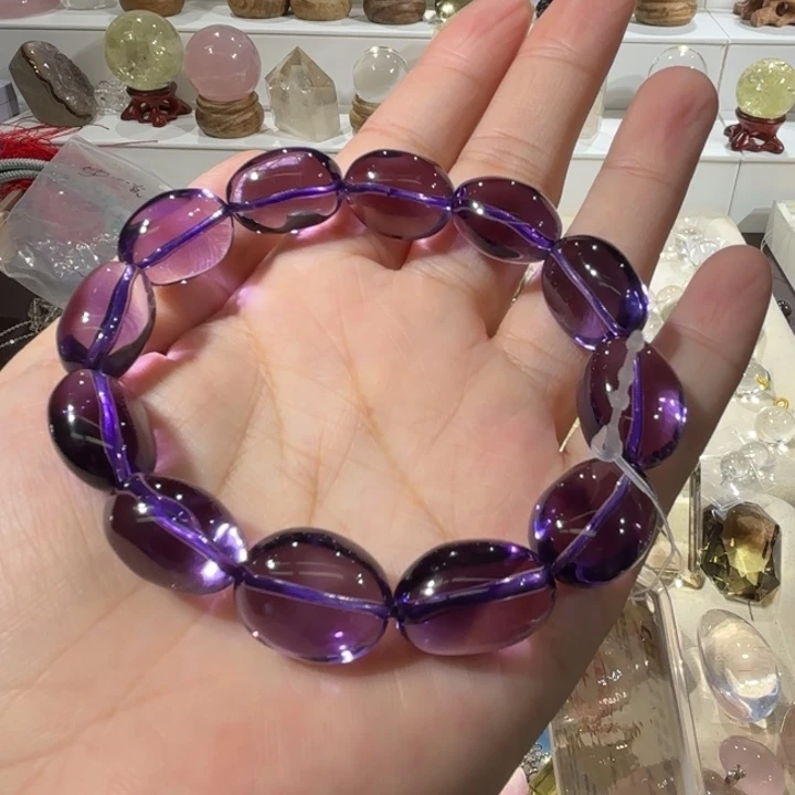未镶嵌手链水晶巴西紫