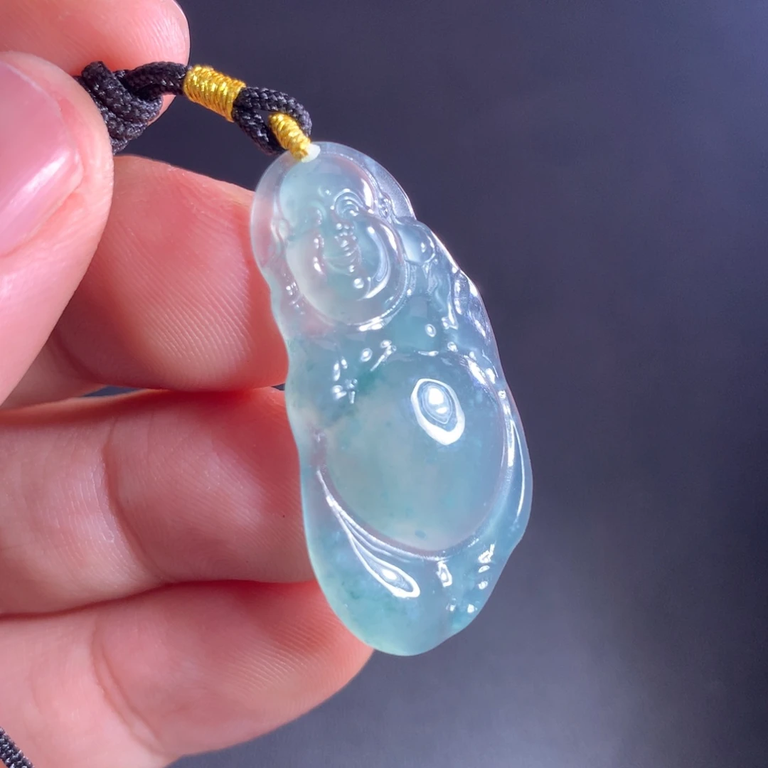 翡翠未镶嵌颈饰天然A货翡翠时尚气质女款吊坠挂坠