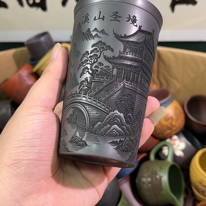 茶杯紫砂全手工紫砂主人杯