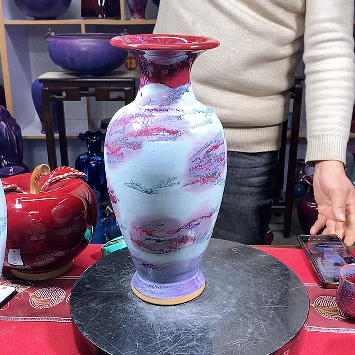 瓶中国神垕精品钧瓷