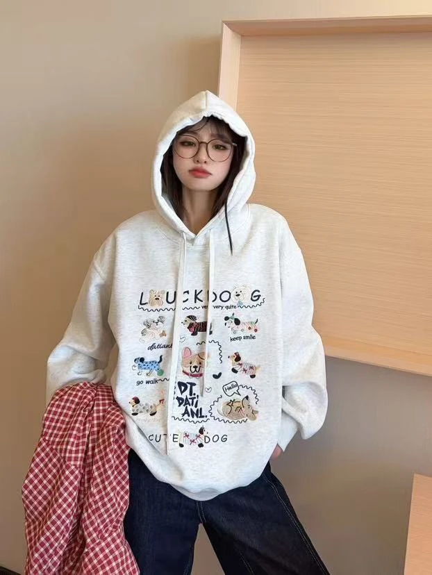 高品质【600-699】春款休闲时尚百搭宽松卫衣