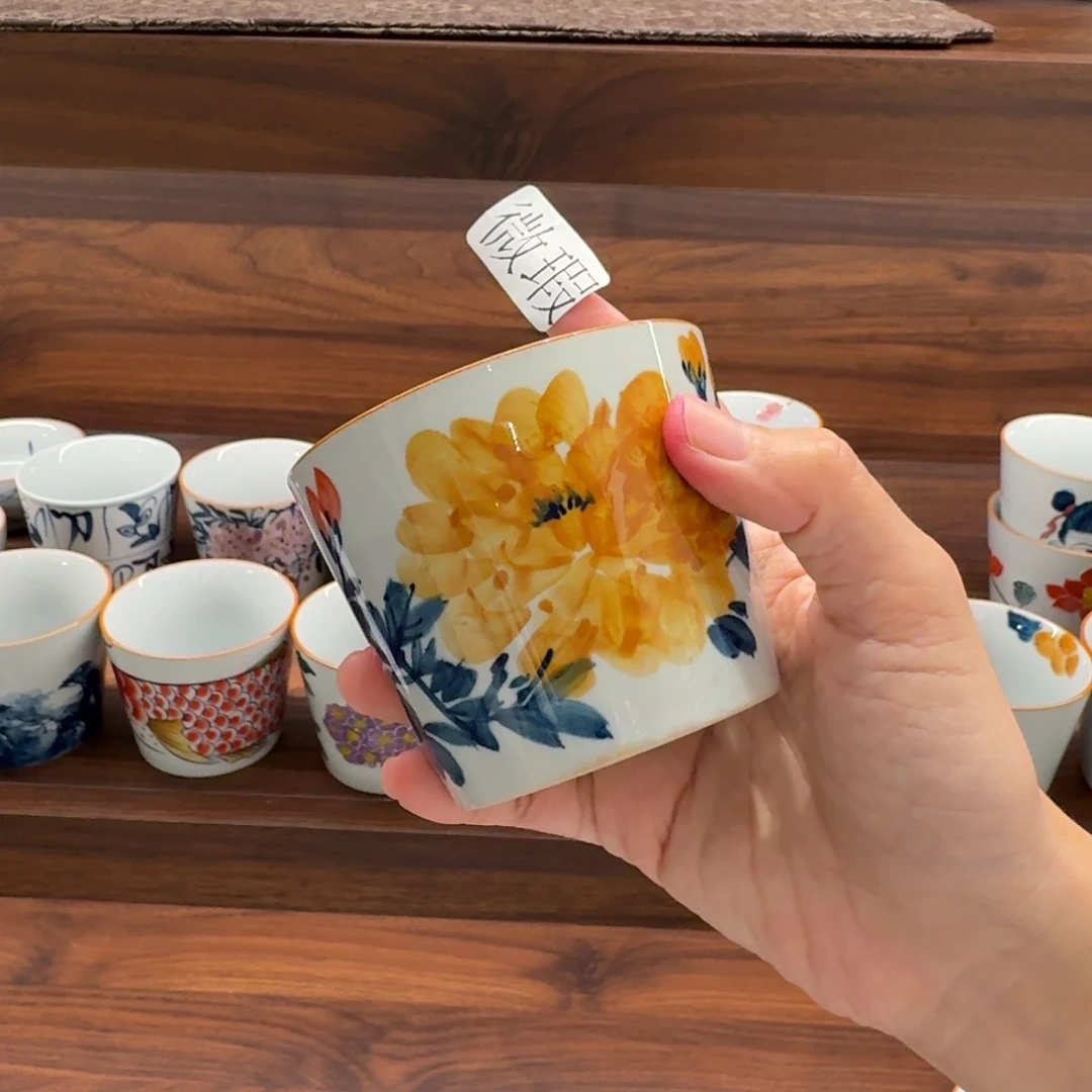 釉下彩纯手绘微瑕