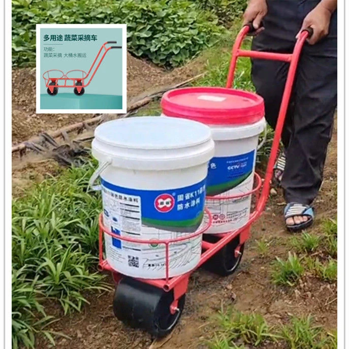采摘人大棚蔬菜车车采摘车小西红柿黄瓜圣女果运输手推拉懒汉瓜果