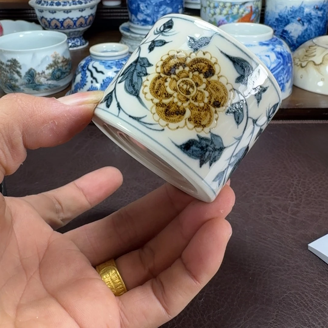 瓷片当代景德镇陶瓷手绘茶具