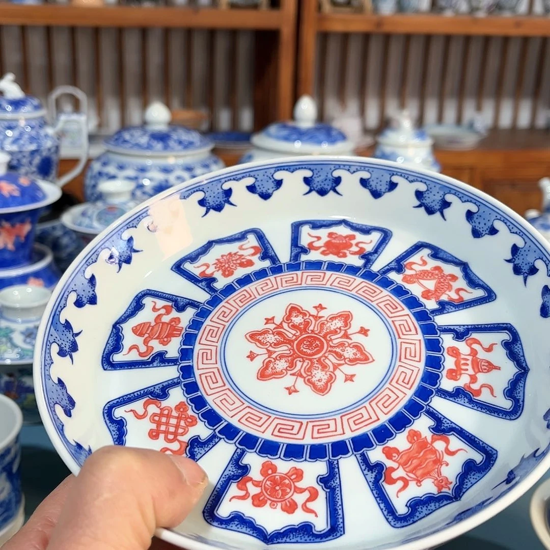 錡镇堂手工手绘绘壶承