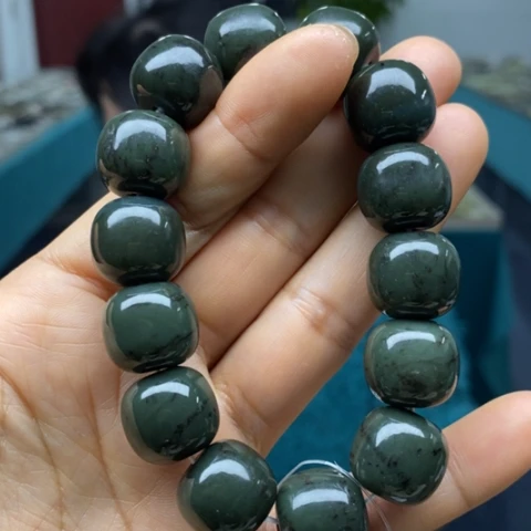 和田玉未镶嵌手链16福