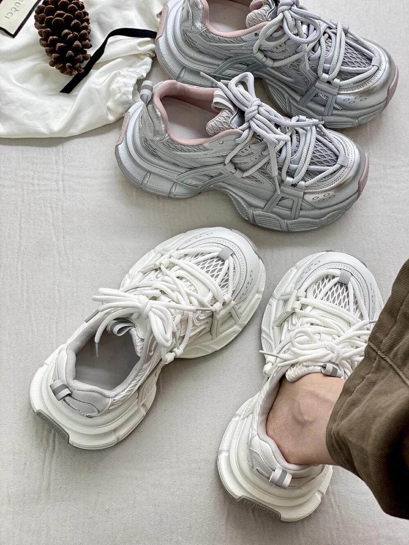 谁会想到……品牌鞋也有百搭网红时尚透气休闲小众老爹鞋女ins厚底