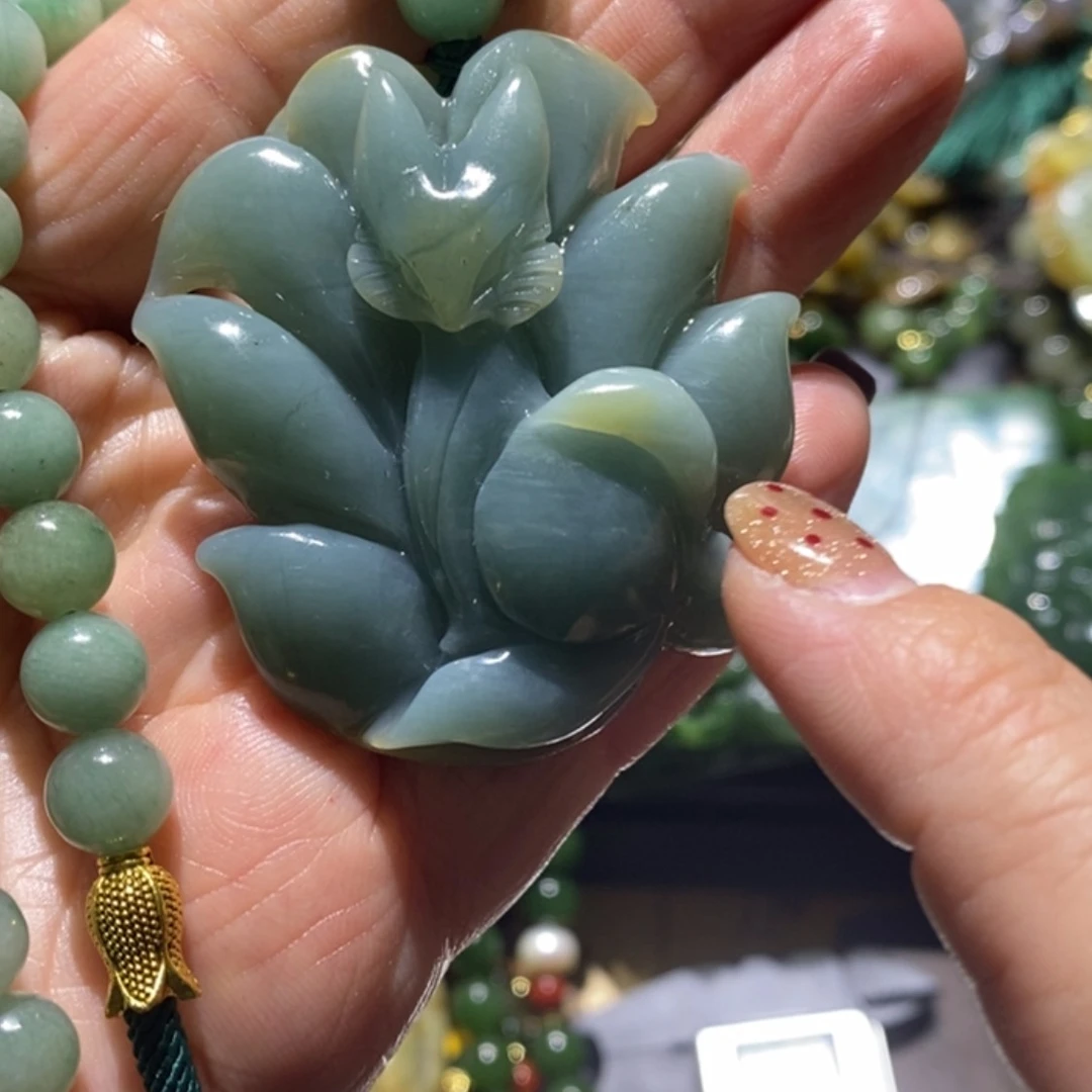 【闪购商品】岫玉毛衣链未镶嵌