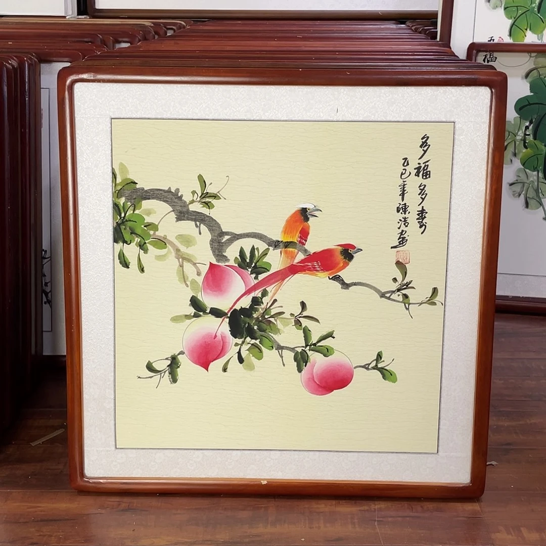 国画带框尺寸63*63厘米