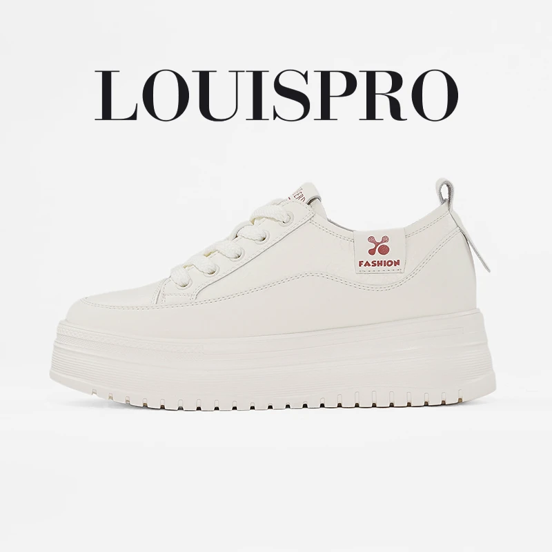 【意式名品|手工制造】LOUISPRO厚底松糕鞋运动休闲鞋白鞋女士