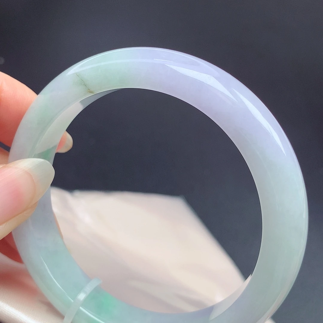 翡翠未镶嵌手镯56.5圈口