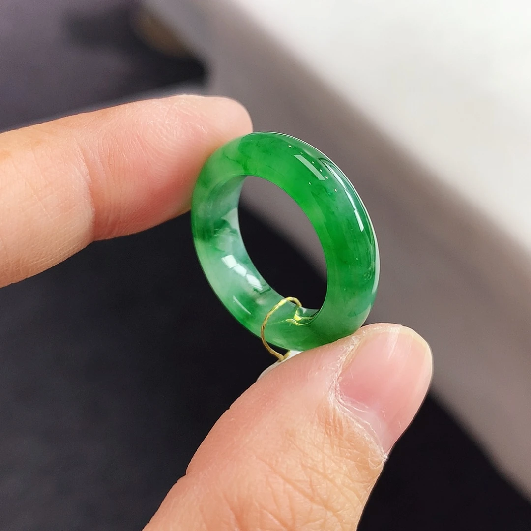 翡翠未镶嵌戒指13号