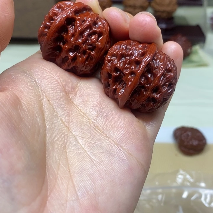 吊坠文玩核桃半壁野狼