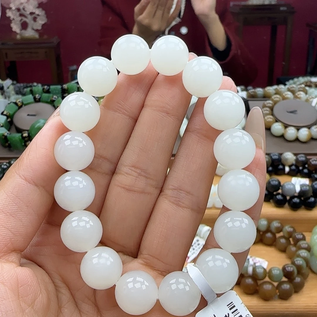 和田玉未镶嵌手链