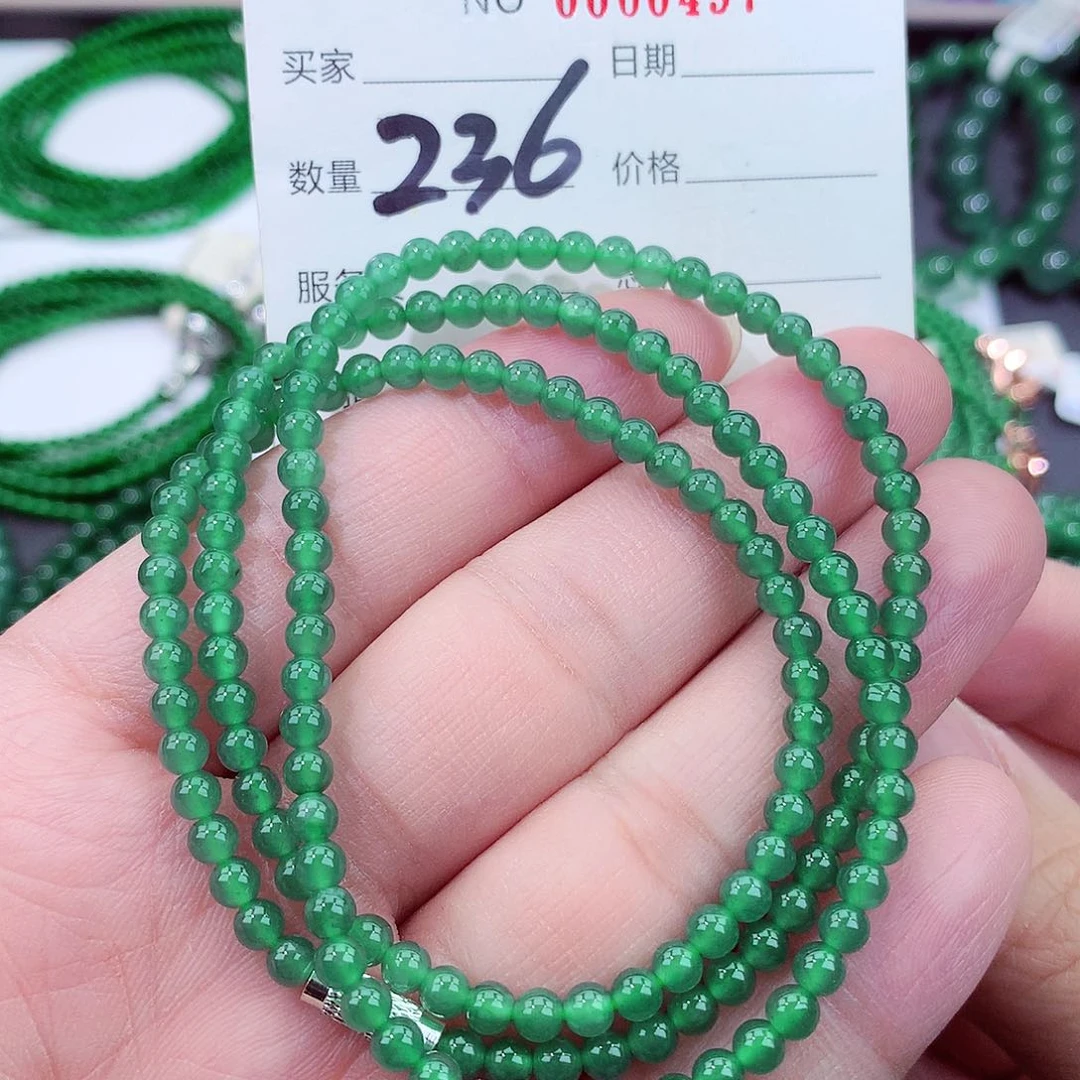 翡翠手链未镶嵌天然翡翠手链未镶嵌