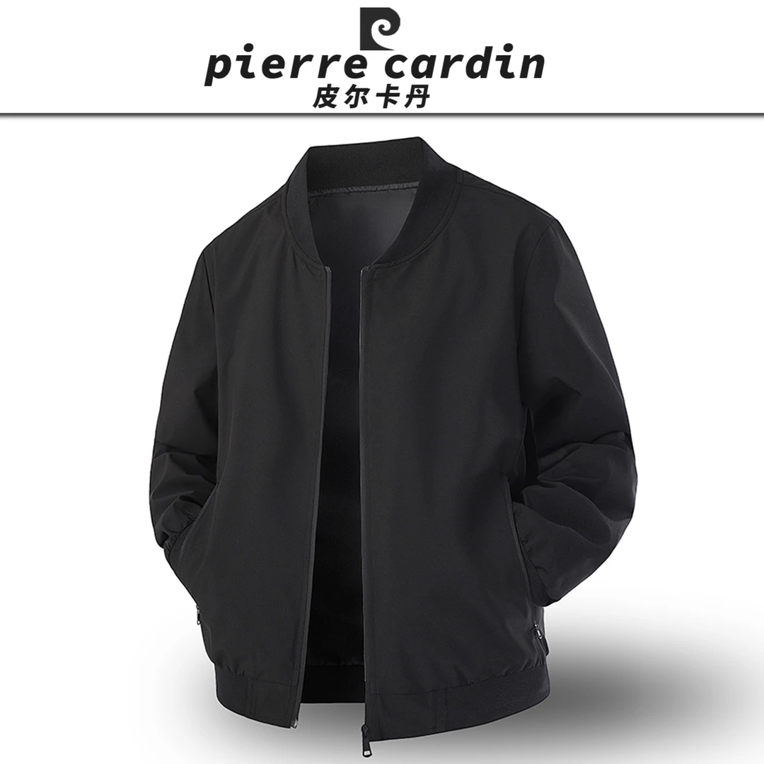 皮尔卡丹【官方】2025男夹克春秋季户外休闲日常百搭棒球领防风外套