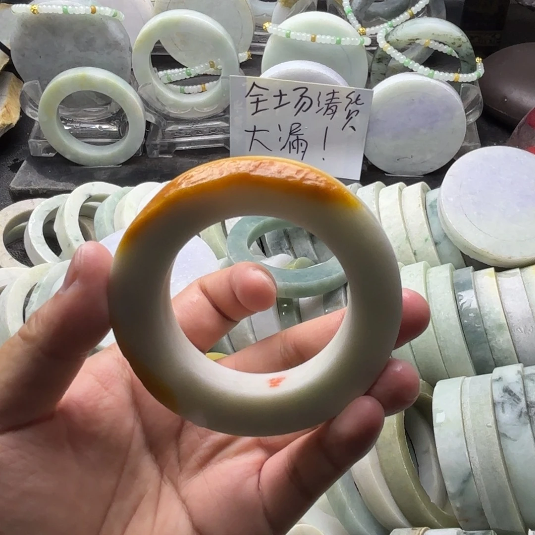 A***】未镶嵌定制翡翠翡翠手镯定制