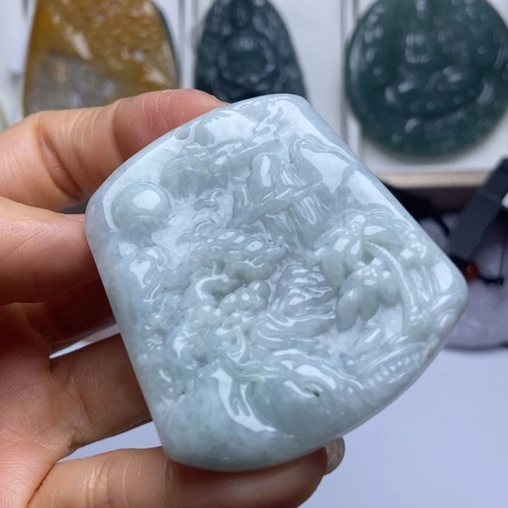 颈饰未镶嵌翡翠翡翠