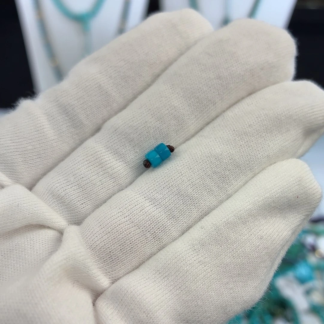 绿松石未镶嵌配饰3+mm