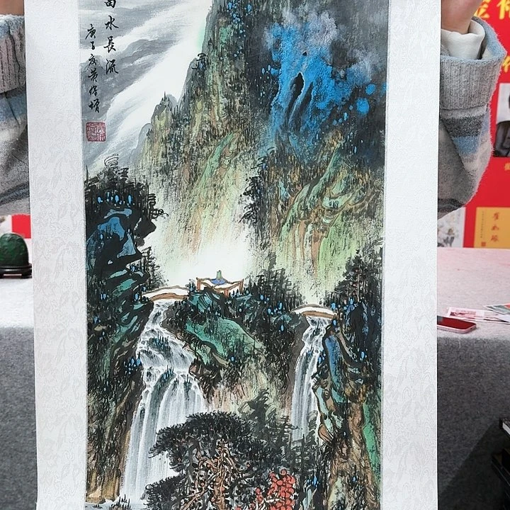 国画书法作品多次参加