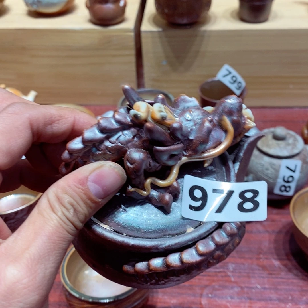 柴烧茶具陶瓷杯子