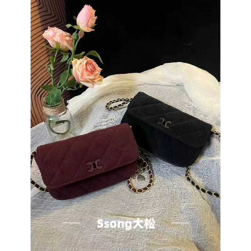 【Ssong】简约百搭链条手机包单肩斜挎包
