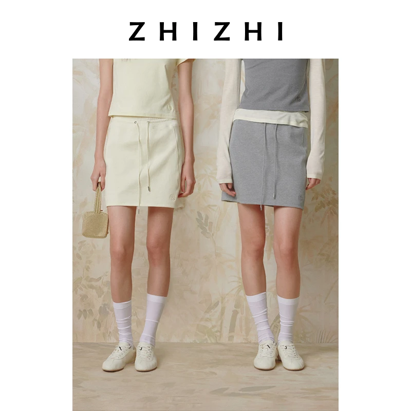 致知 倾杯令 欧若动感风小个子A字短裙女25春新款休闲ZZ2ESWB9036