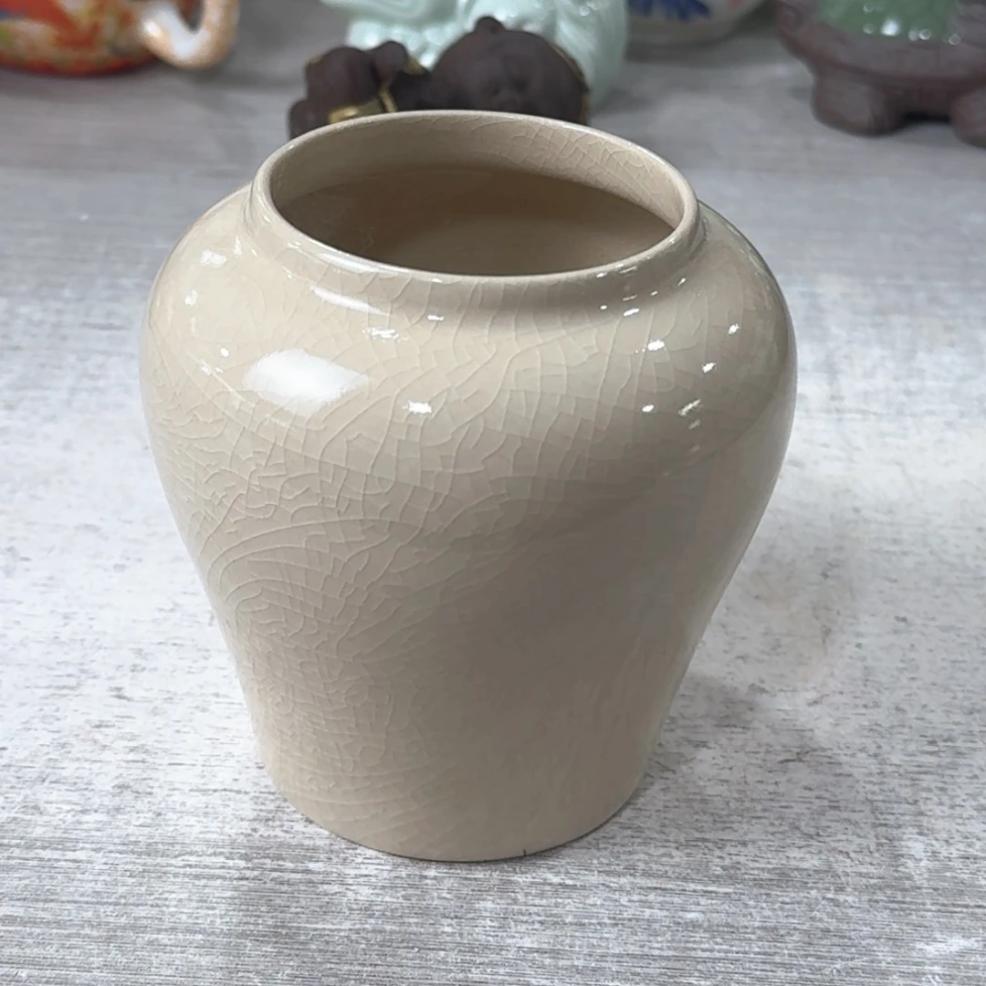 口径  6.5*10陶瓷绿植多肉微瑕花盆