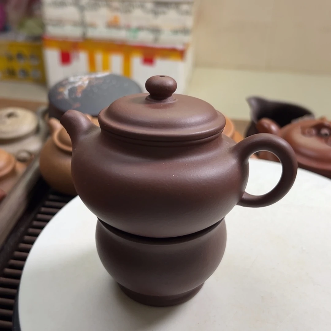 紫砂茶壶底槽清仿古150
