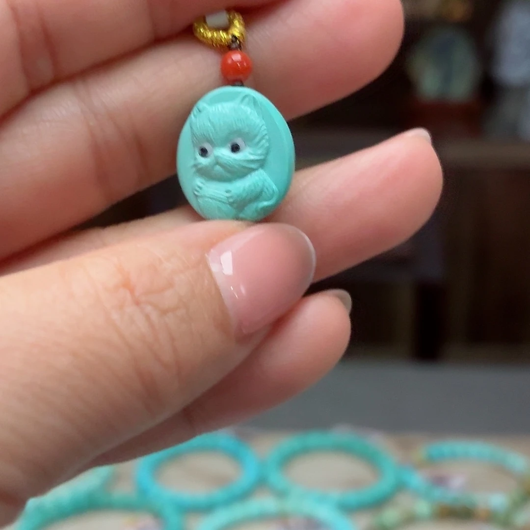 未镶嵌绿松石珠宝奇石