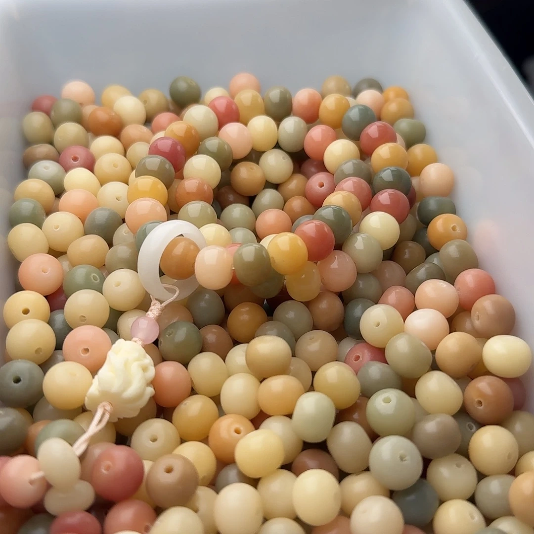 菩提根/象牙果吊坠50 颗马卡龙 10 苹果