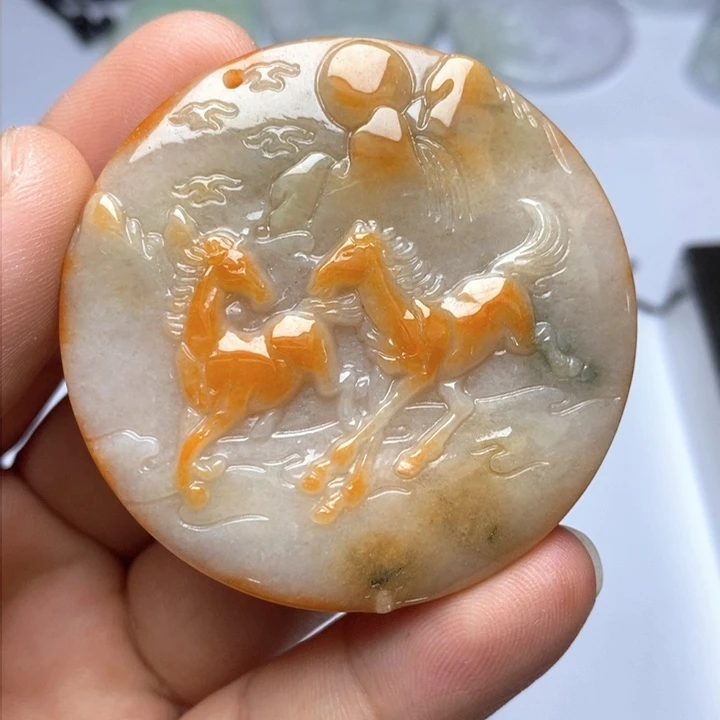颈饰未镶嵌翡翠翡翠