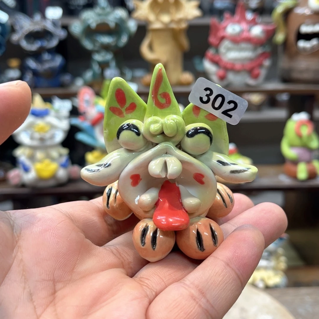 摆件直播间手工陶瓷抽象摆件302