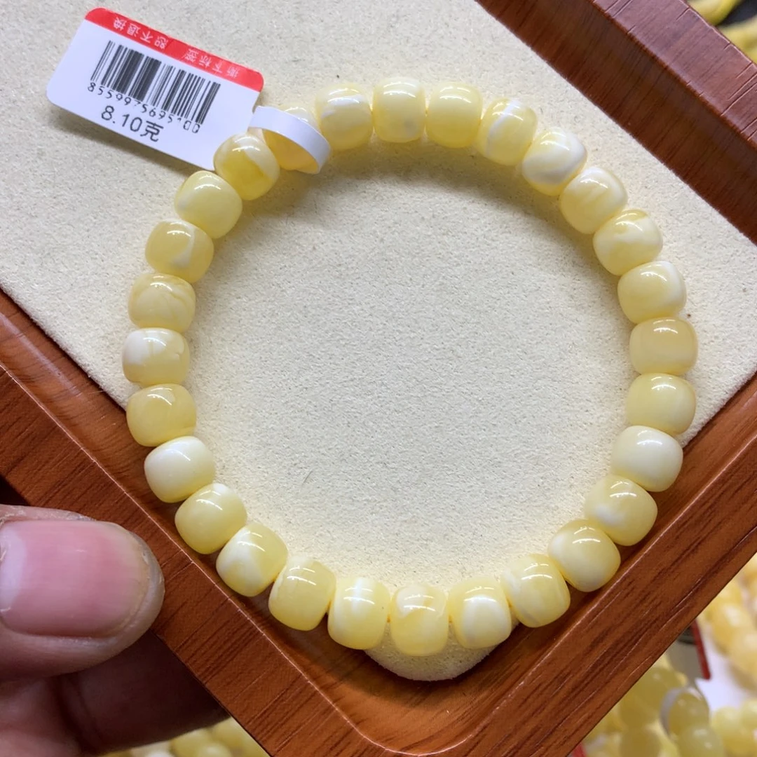 蜜蜡未镶嵌手链蜜蜡